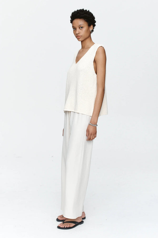 Marle Nya Vest - Ivory
