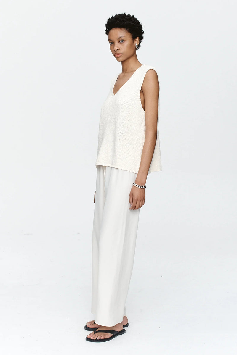 Marle Nya Vest - Ivory