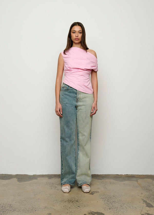 One Of Others Reign Jean - Steel Blue