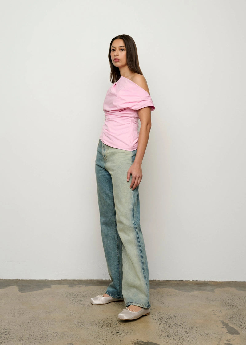 One Of Others Reign Jean - Steel Blue