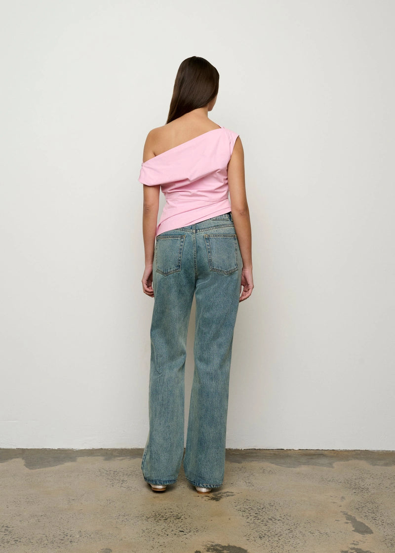 One Of Others Reign Jean - Steel Blue