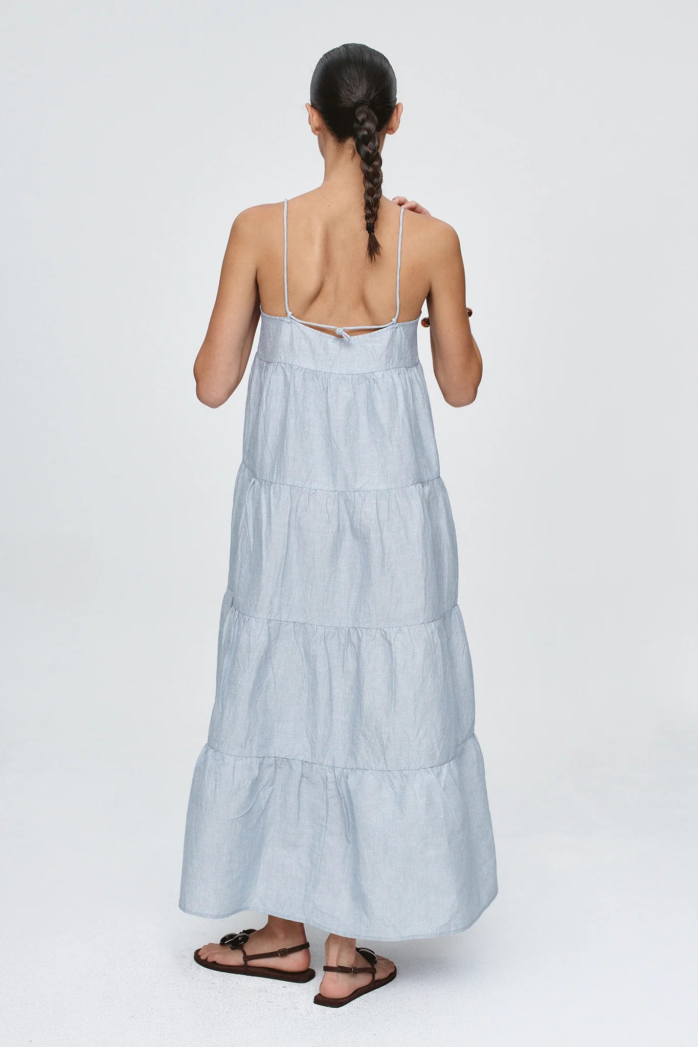 Marle Ophelia Dress - Blue Stripe