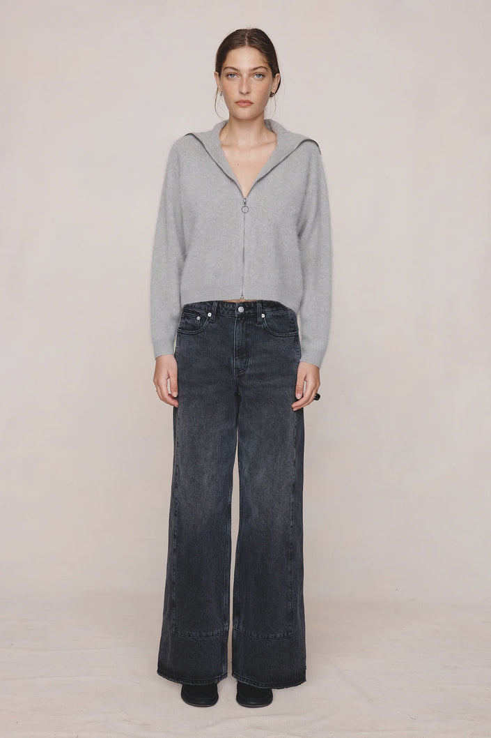 Marle  Oscar Zip Up - Fog