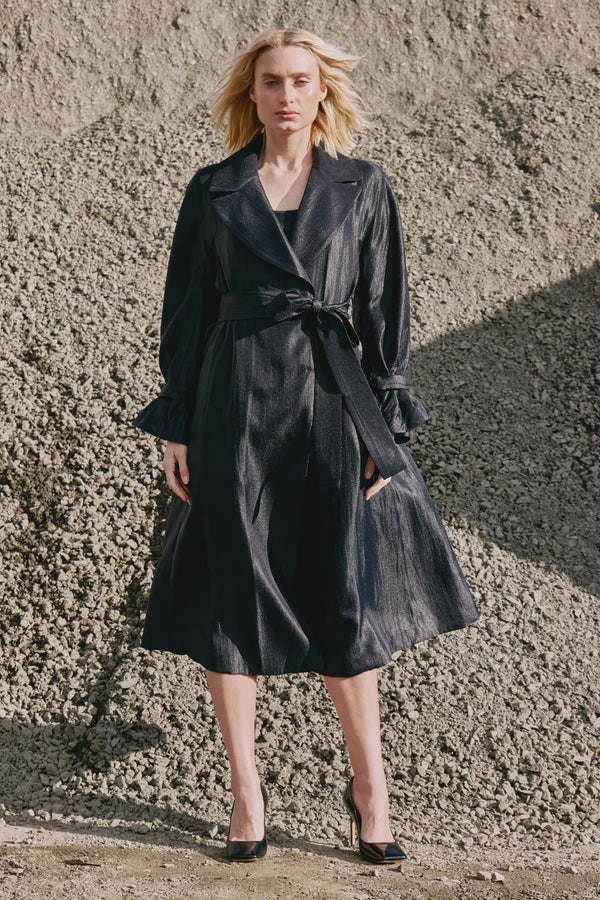 M.A. Dainty Opera Coat - Black
