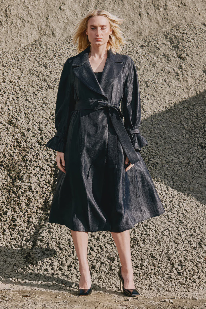 M.A. Dainty Opera Coat - Black