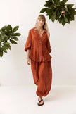 Kinga Csilla Pisto Chalm Shirt Rust