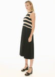 POL Bonde Knit Dress - Black/Ivory