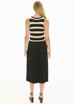 POL Bonde Knit Dress - Black/Ivory