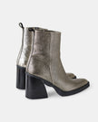 Goldie The Label Lili Leather Boot - Bronze