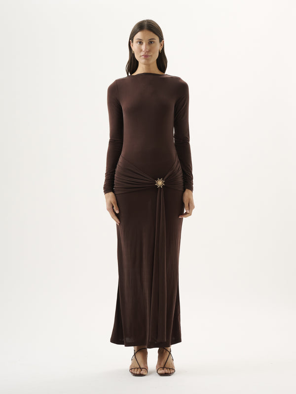 ROAME. Josie Dress - Chocolate
