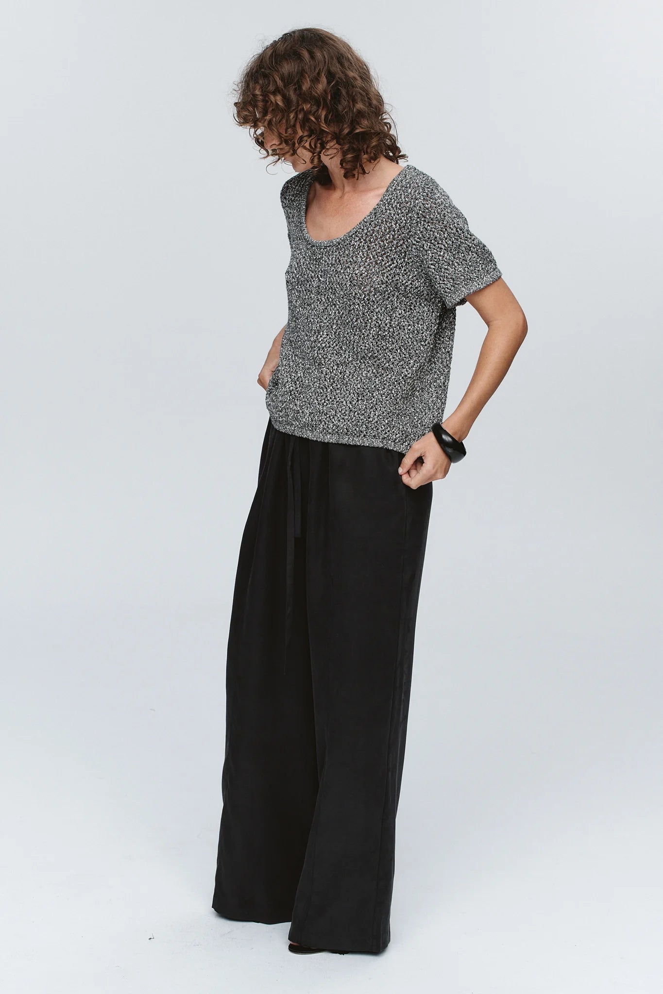 Marle Rumi Top - Ivory Melange