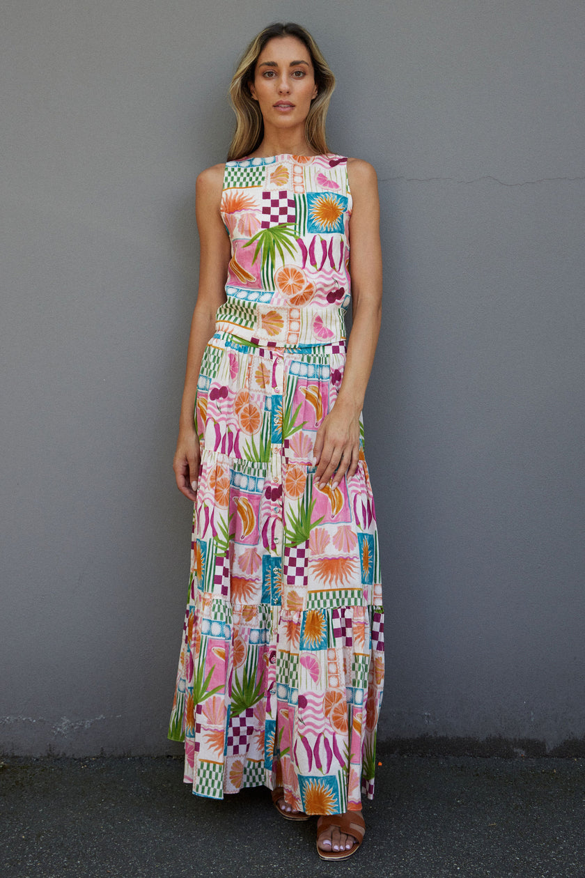 RALF Studios Lilli Pilli Skirt - Pink Fiesta