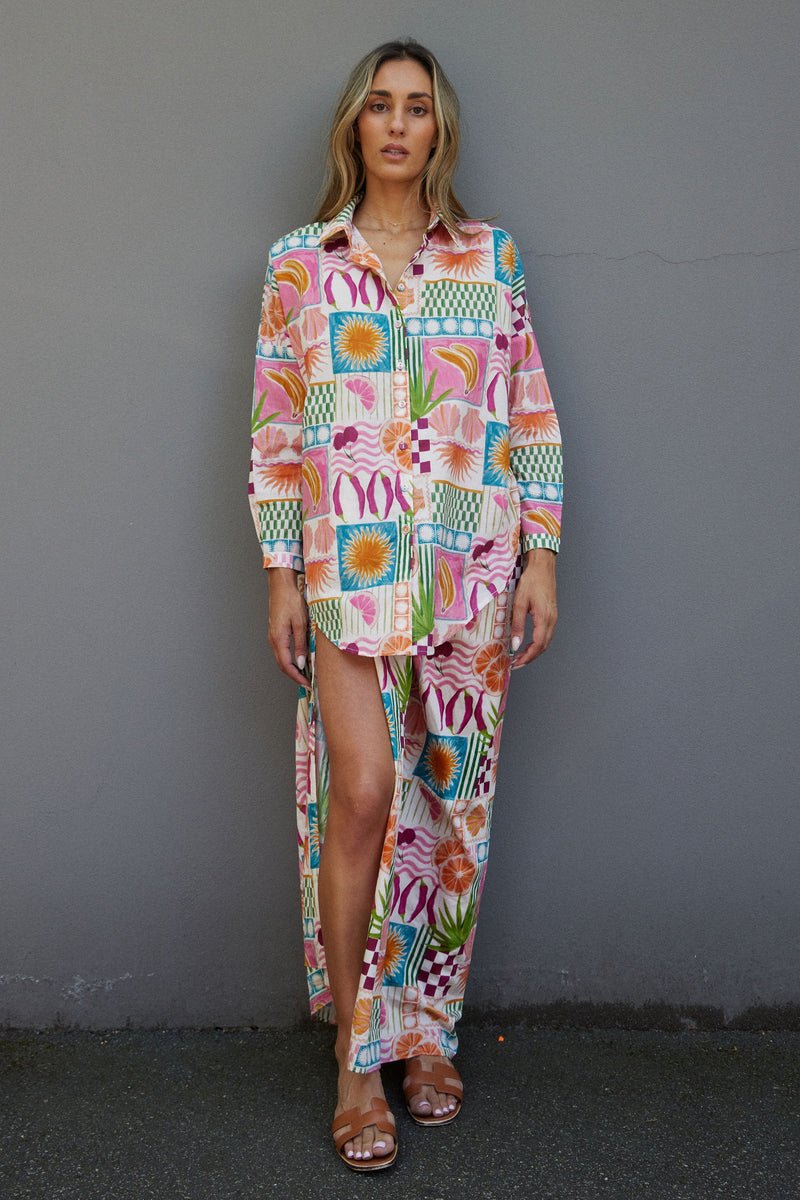 RALF Studios Baggy Shirt - Pink Fiesta