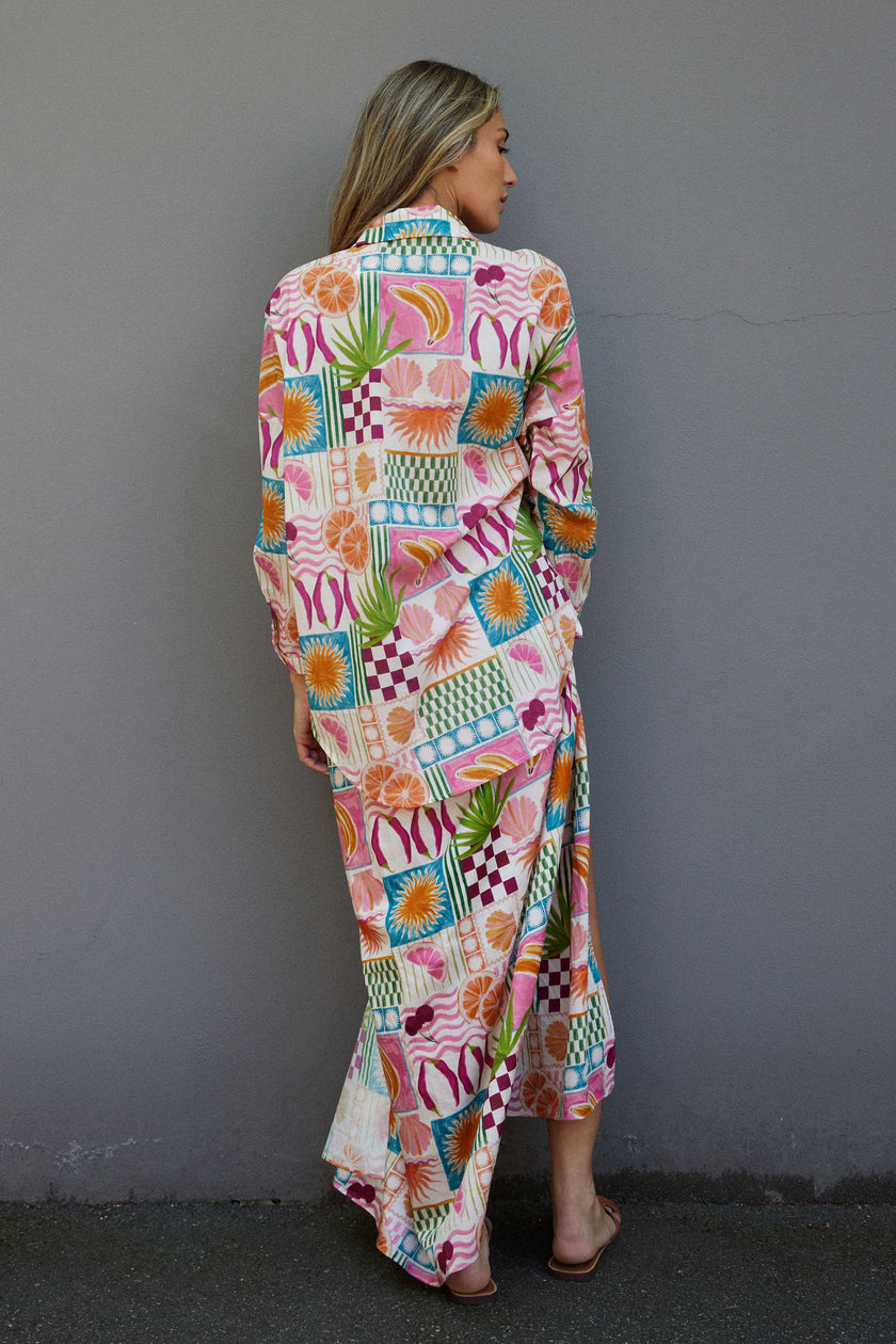 RALF Studios Baggy Shirt - Pink Fiesta