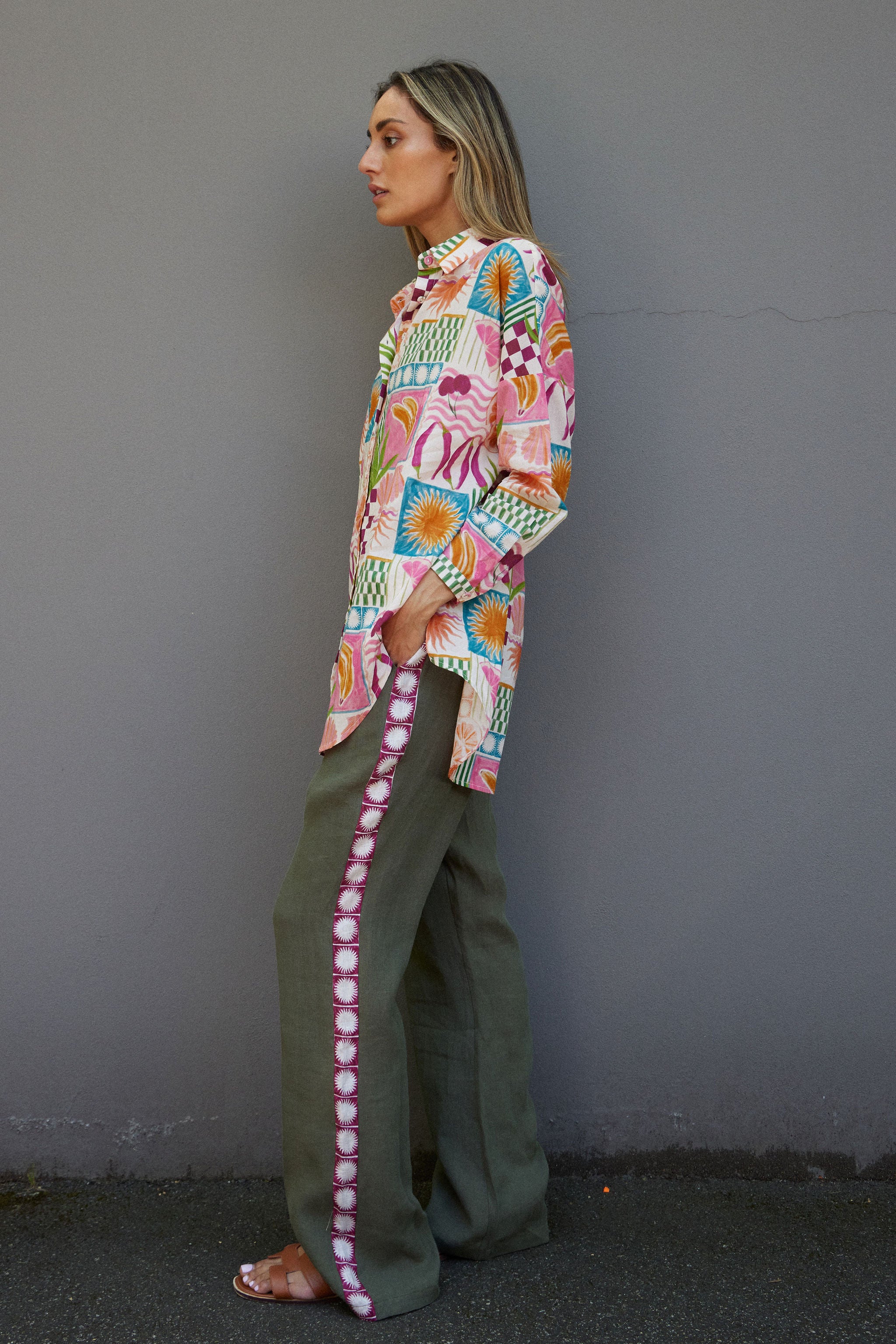 RALF Studios Baggy Shirt - Pink Fiesta