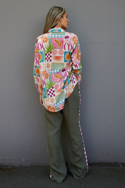 RALF Studios Baggy Shirt - Pink Fiesta