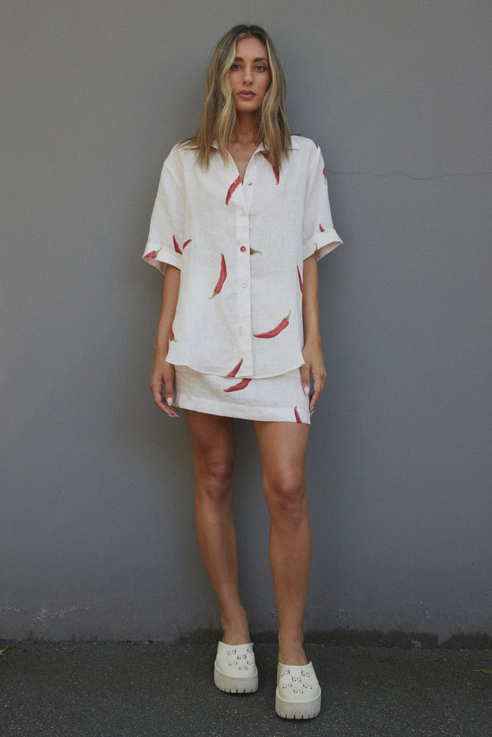 RALF Studios Cowes Shirt - chilli Print