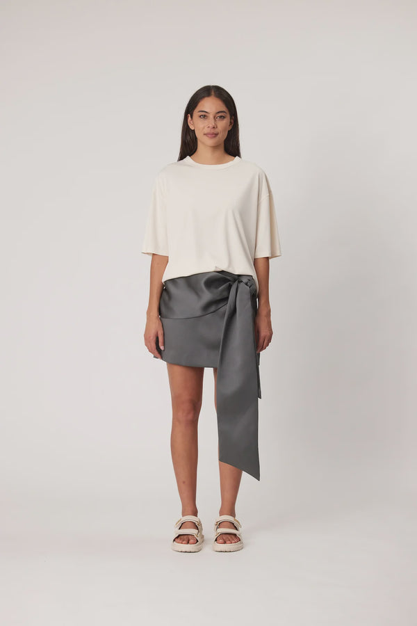 Remain Elsie Mini Skirt - Smoke
