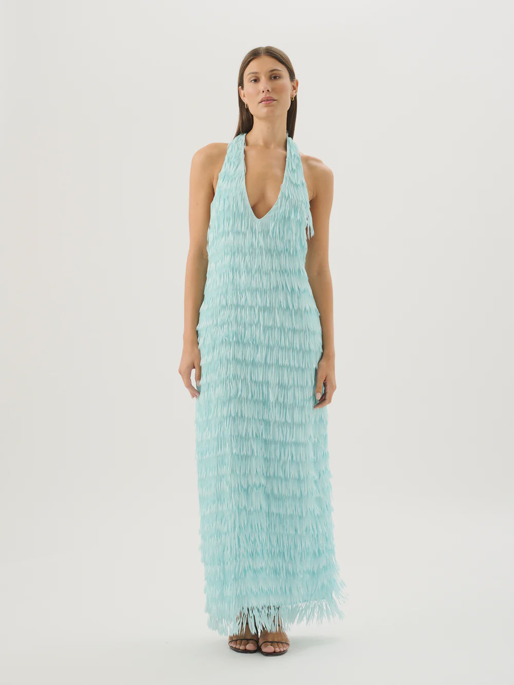ROAME. Ischia Fringed Dress