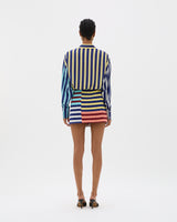 Muma World Striped Oversized Shirt