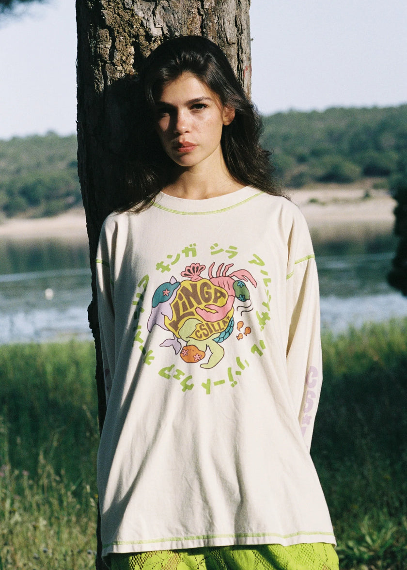 Kinga Csilla Shisha Dolphin Tommy  L/S Tee