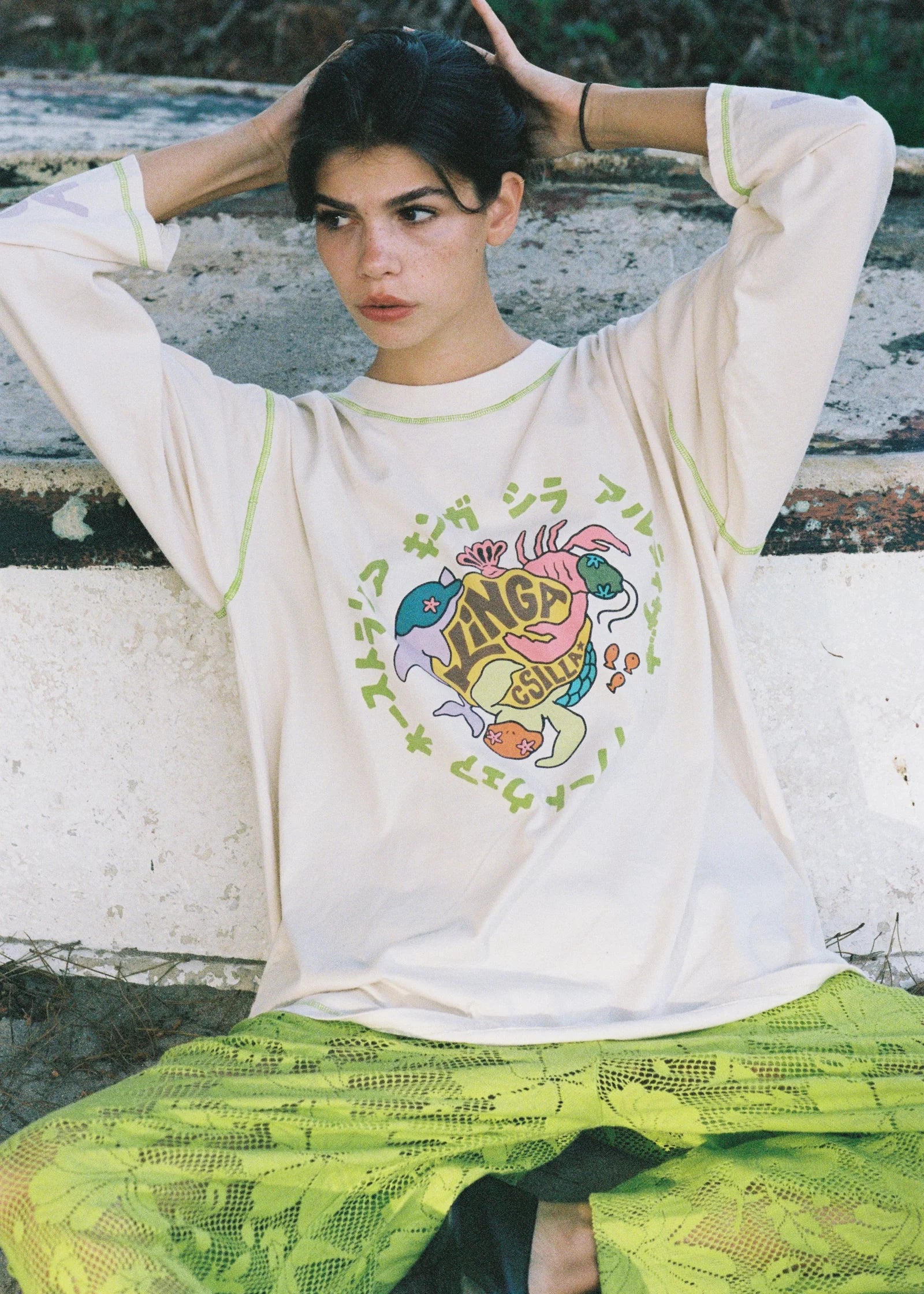 Kinga Csilla Shisha Dolphin Tommy  L/S Tee