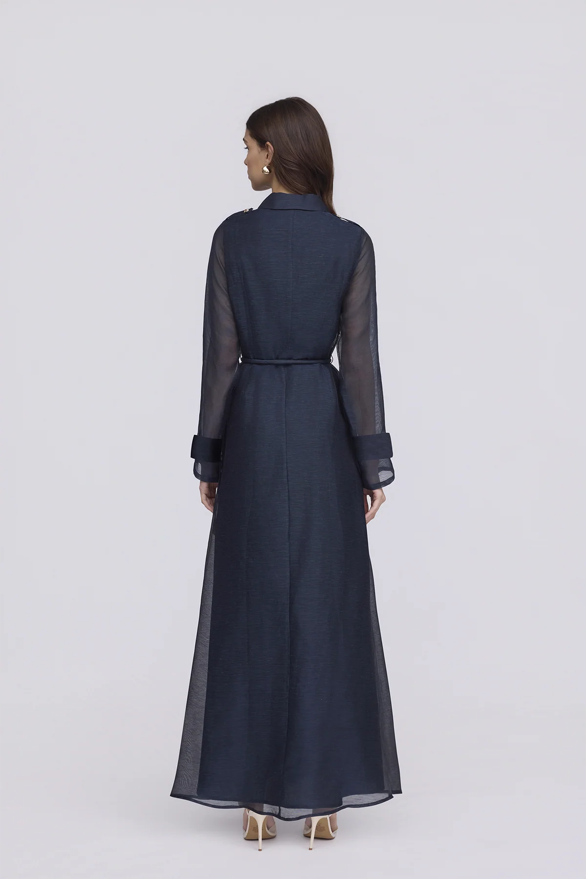Sofia Irina Louna Maxi Shirt Dress - Midnight Sky
