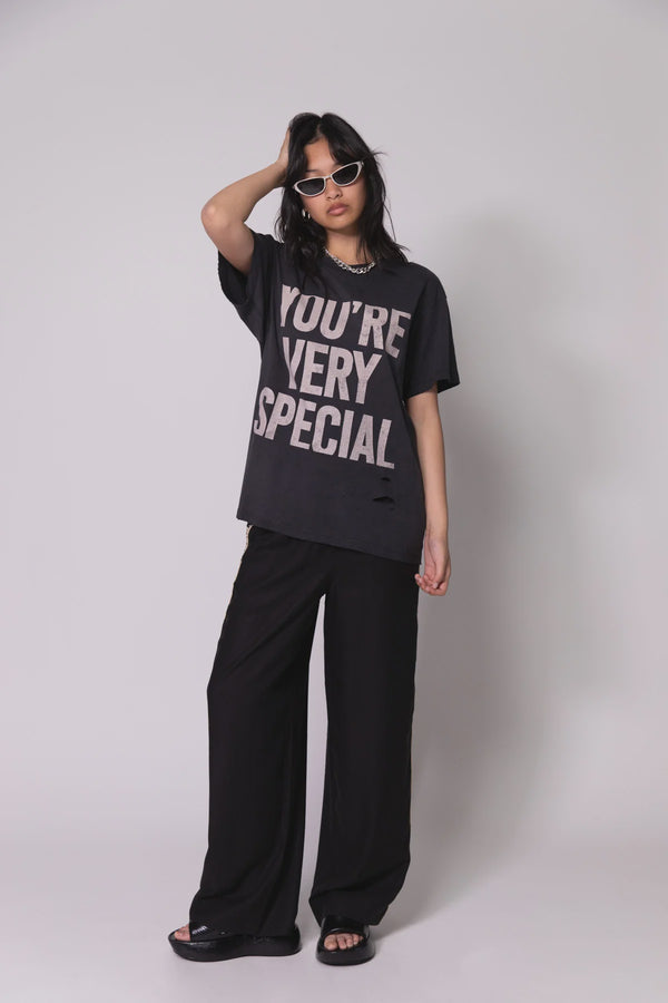 Something Very Special YVS Trashed Tee - Vintage Black
