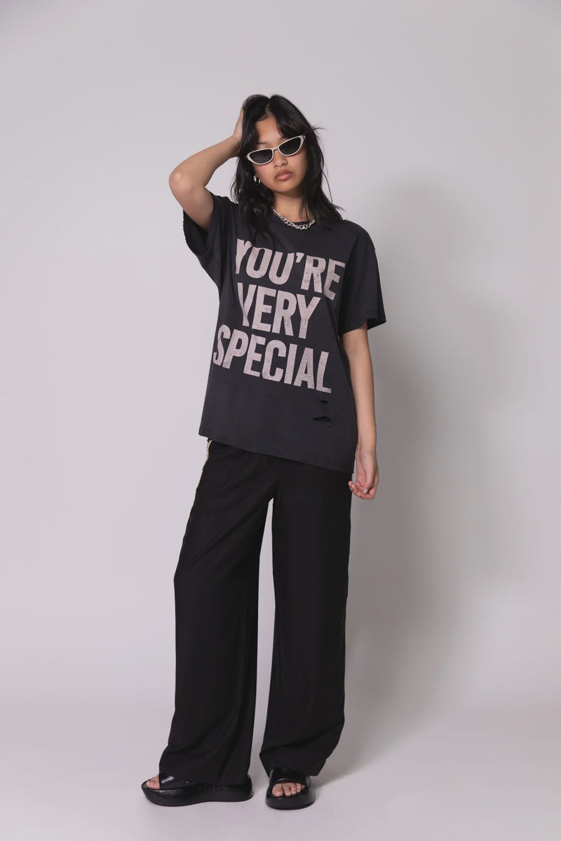 Something Very Special YVS Trashed Tee - Vintage Black