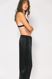 Something Very Special Black Panel Geo Resort Pant