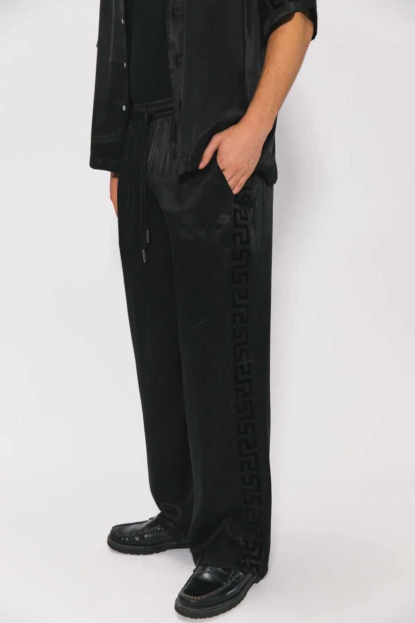 Something Very Special Black Panel Geo Resort Pant