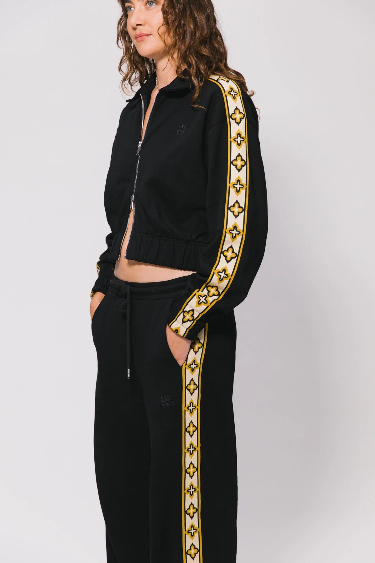 Something Very Special Black Diamonds Track Pants