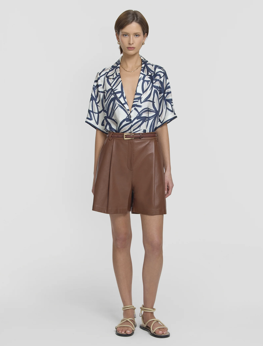 VIKTORIA & WOODS Vulture Leather Short - Copper