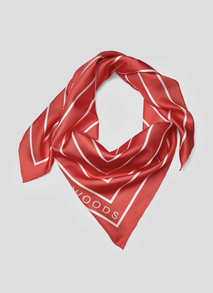 VIKTORIA & WOODS Ace Scarf - Mineral Red