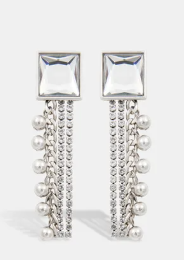 Essentiel Antwerp Jearry Earrings - Silver Lining