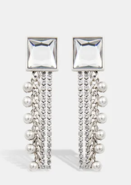 Essentiel Antwerp Jearry Earrings - Silver Lining