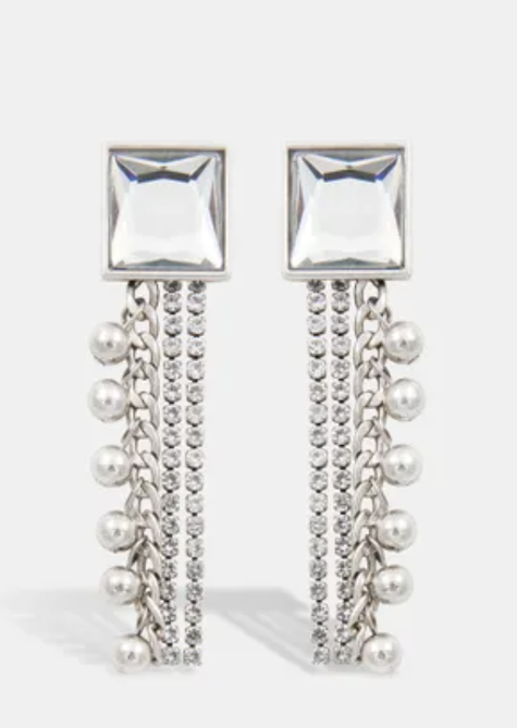 Essentiel Antwerp Jearry Earrings - Silver Lining
