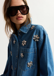 Essentiel Antwerp Konnection Rinestone Denim Shirt