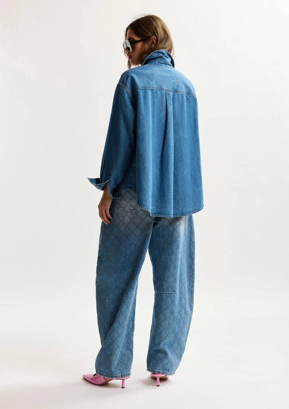 Essentiel Antwerp Konnection Rinestone Denim Shirt