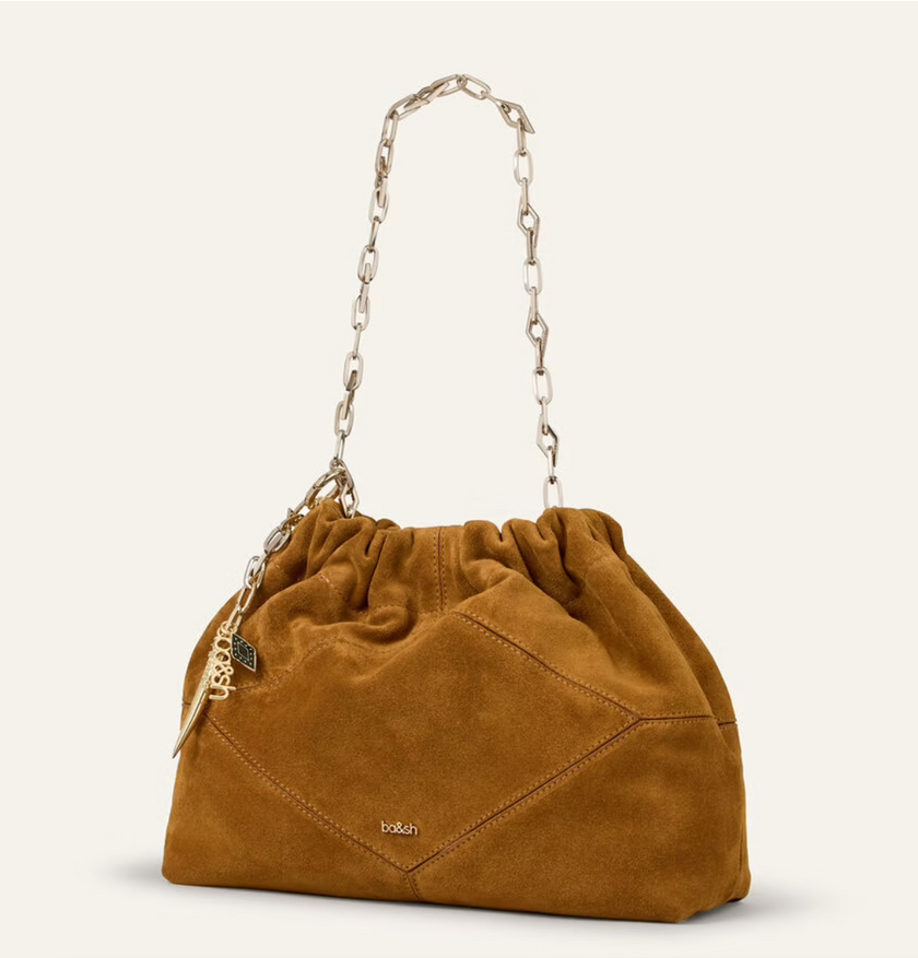 BA&SH MINI JUNE TOTE BROWN
