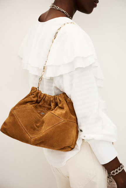 BA&SH MINI JUNE TOTE BROWN