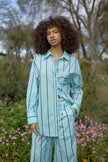 ASTON STUDIO Buddy Shirt - Bluebell Stripe
