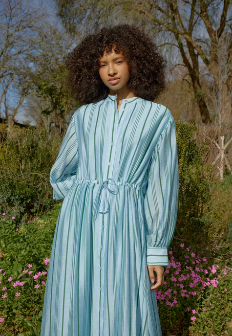 ASTON STUDIO Emersyn Dress - Bluebell Stripe