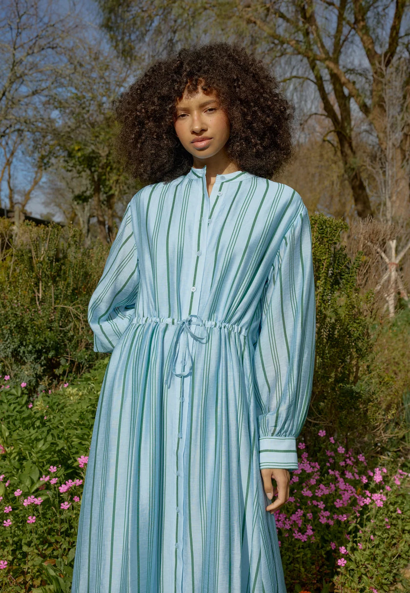 ASTON STUDIO Emersyn Dress - Bluebell Stripe