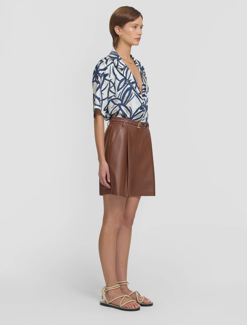 VIKTORIA & WOODS Vulture Leather Short - Copper