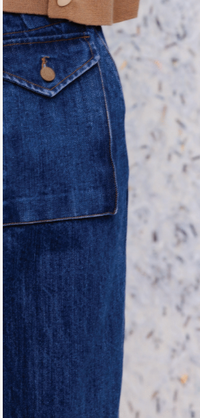 M.A. Dainty Trucker Jean - Denim