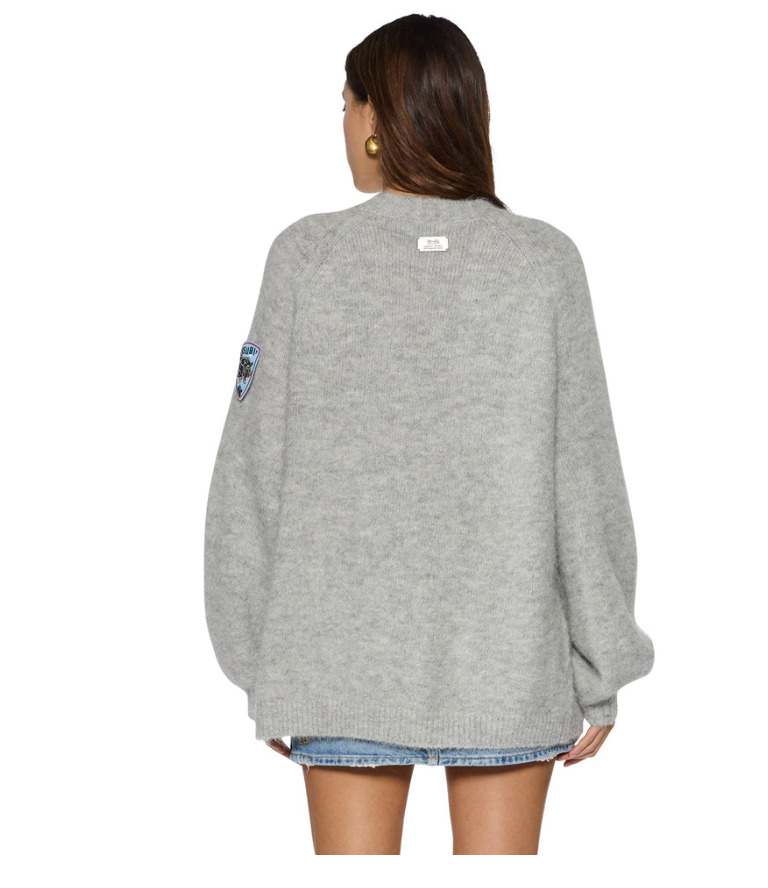 Ksubi cosy knit light grey