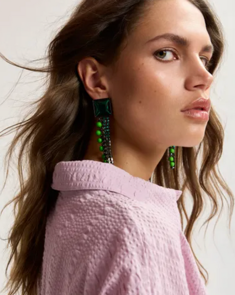 Essentiel Antwerp Jearry Earrings - Avocado