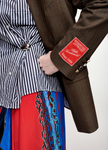 Essentiel Antwerp Krystal Scarf Dress - REd print