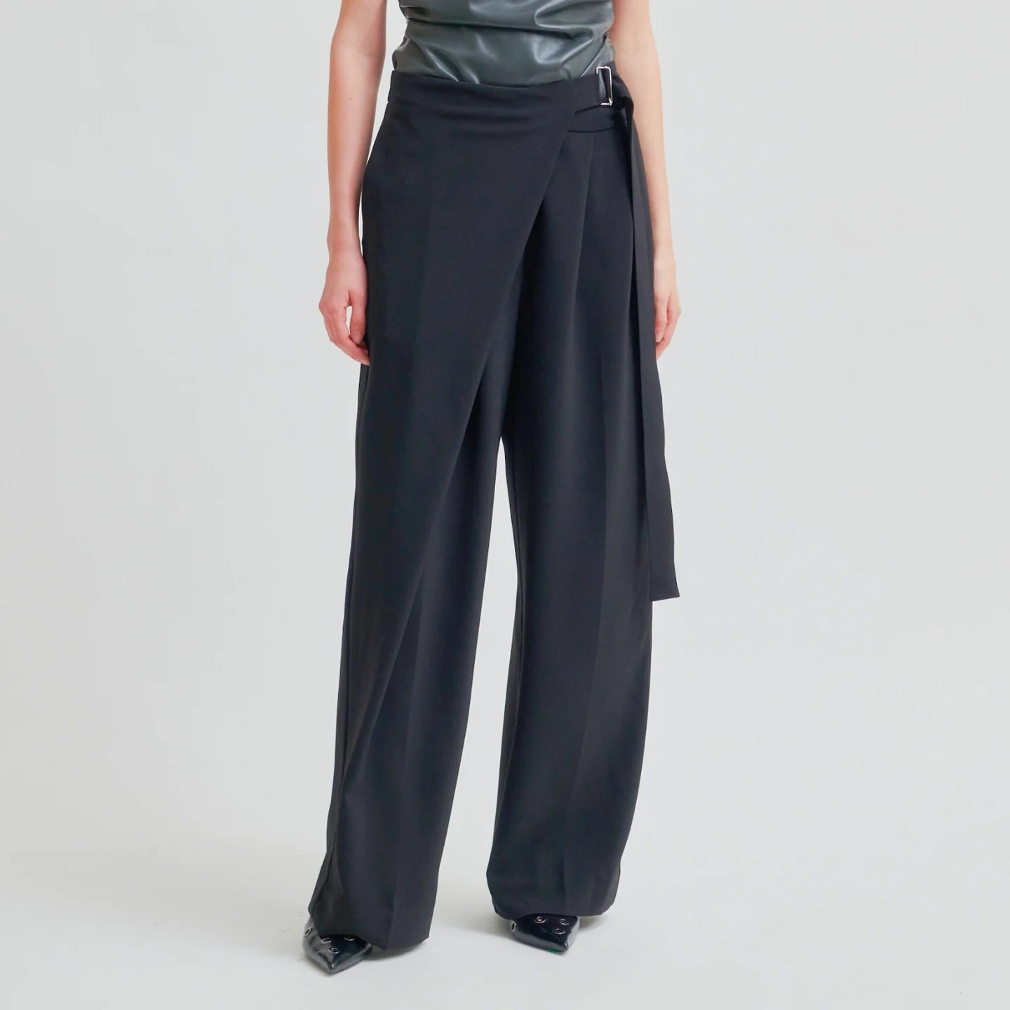 Second Female Fique Wrap Pant - Black